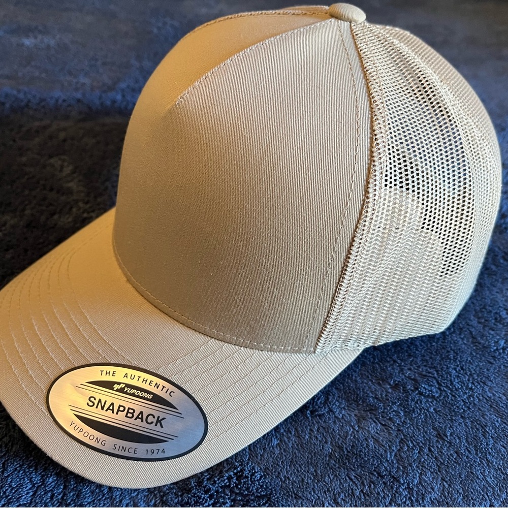 Tan Snapback Trucker Hat